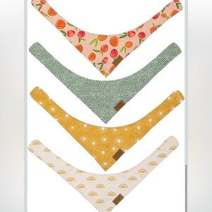 Remy & Roo Dog Bandannas - Pack of Four Small Dog Bandannas